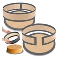 thumbnail image 1 of Juegos de Tapetes de Silicona para Hornear para Moldes Desmontables Antiadherentes de 9 Pulgadas, Evitan Que el Pastel Se Pegue A los Lados y Al Fondo., 1 of 5