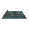 thumbnail image 2 of Ahgly Company Indoor Rectangle Medallion Light Blue Traditional Area Rugs, 2' x 5', 2 of 4