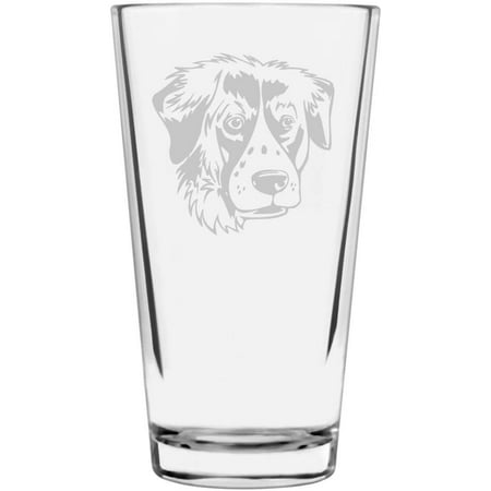 

Large Munsterlander Dog Themed Etched All Purpose 16oz Libbey Pint Glass