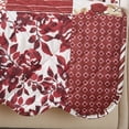 thumbnail image 2 of Reversible Patchwork Furniture Protector, Machine Washable Slipcover, Chair, Burgundy, 2 of 6