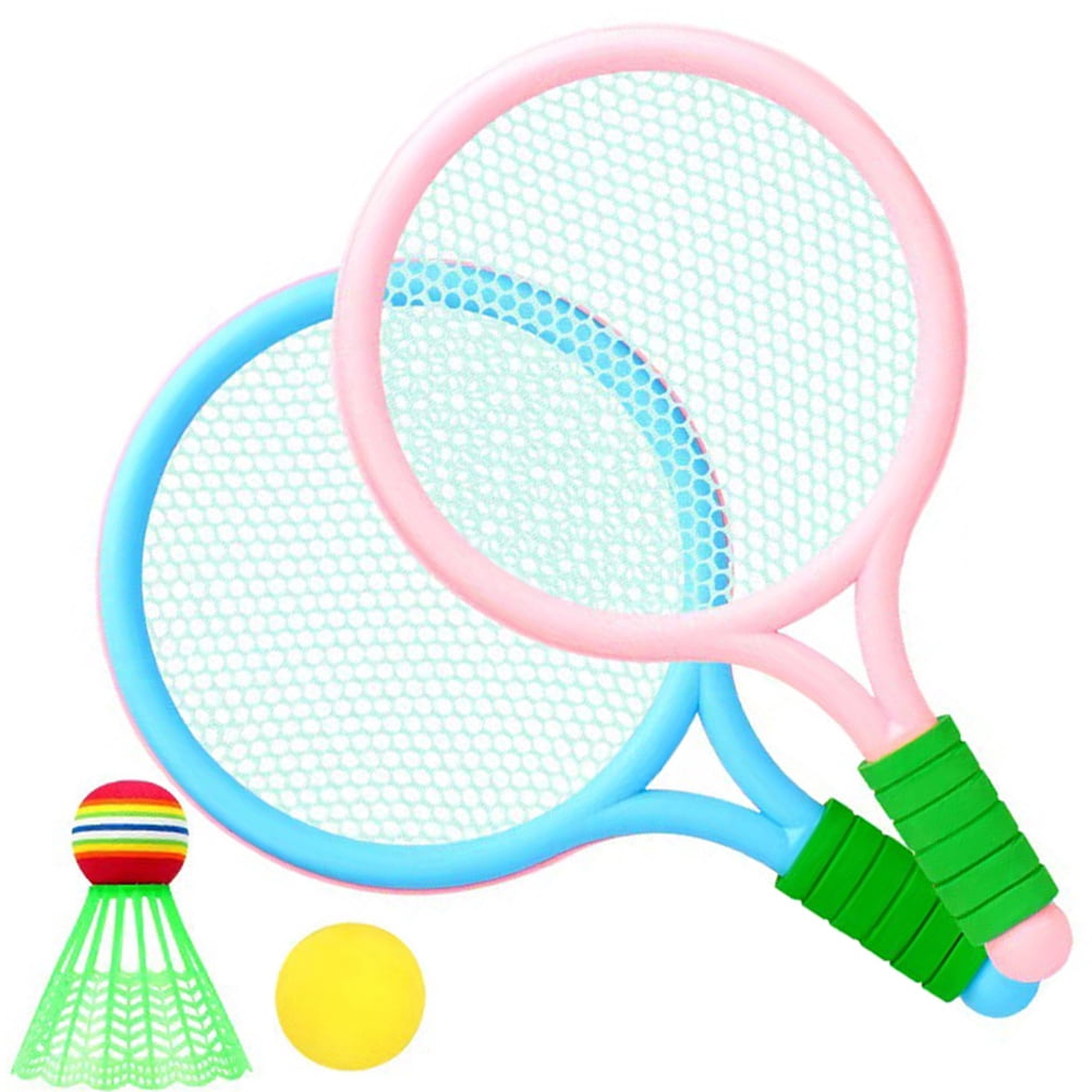 MLINS 4 Sets  of Badminton Rackets Badminton Kit Kids Badminton Racket Sports Racket with Balls