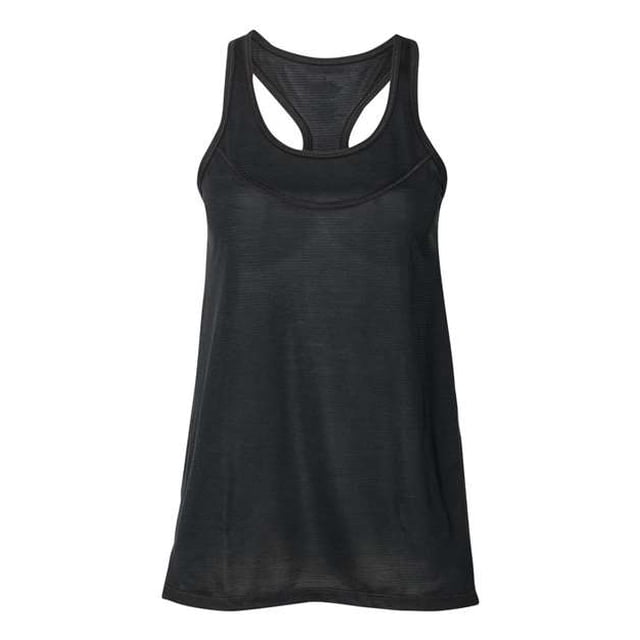 Camiseta de tirantes Tiger Slub con espalda cruzada teñida con catiónico negro, extrapequeña boxeador T81