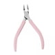 thumbnail image 1 of 2 Tijeras Cortadoras De Cutículas De Acero Inoxidable, Mango De Silicona Antideslizante, Color Rosa, 1 of 8