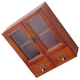 thumbnail image 4 of Brown MultiLayer Wooden Display Cabinet for Storing with Vintage Design and Quality 13.5 Inches, 4 of 4