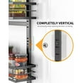 thumbnail image 5 of 9-Tier Over the Door Pantry Organizer, Black Hanging Storage for Kitchen Spices and Jars, 5 of 5