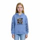 thumbnail image 2 of Moonsky Sudadera con capucha y cordón HUNTRX, estampado de grupo de chicas coreanas, jersey corto, suave y cómodo, top de manga larga para primavera y otoño.,Azul cielo,100, 2 of 5