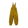thumbnail image 2 of BELOVING Salopette à Bavette à l'Échelle 1/6 en Tissu Pantalon Décontracté Ample pour Figurines d'Action Masculines de 12 Po Jaune, 2 of 10