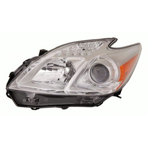KAI New OEM Replacement Driver Side Headlight Lens And Housing, Fits 2012-2015 Toyota Prius