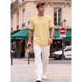 thumbnail image 5 of RICHCOIN T Shirts for Men Short Sleeve Crewneck Summer Casual Top Basic Loose Tees, 5 of 7