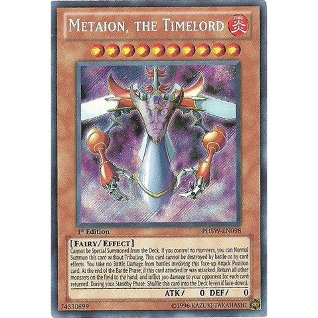 Yu-gi-Oh! - Metaion, el señor del tiempo (PHSW-EN098) - Photon Shockwave - Edición ilimitada - Secret Rare Yu-Gi-Oh! 6238115