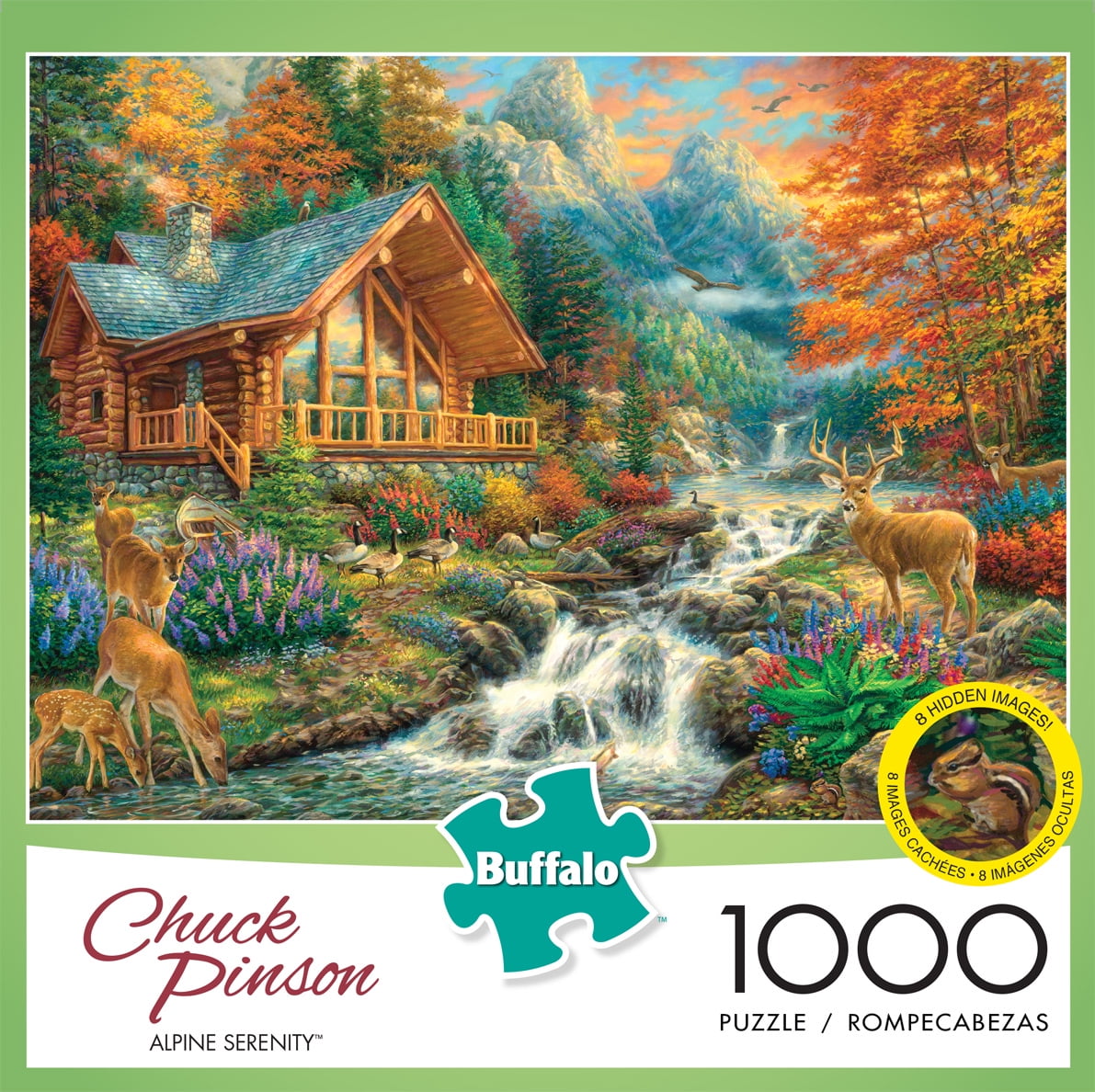 Buffalo Games Chuck Pinson - Alpine Serenity - 1000 Pieces Jigsaw Puzzle