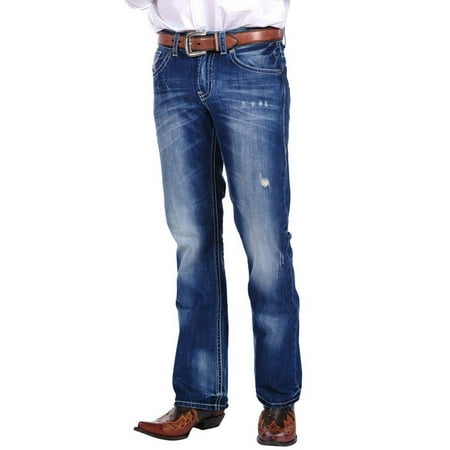 Stetson - Stetson Western Denim Jeans Mens Rocks Fit 11-004-1014-3001 ...