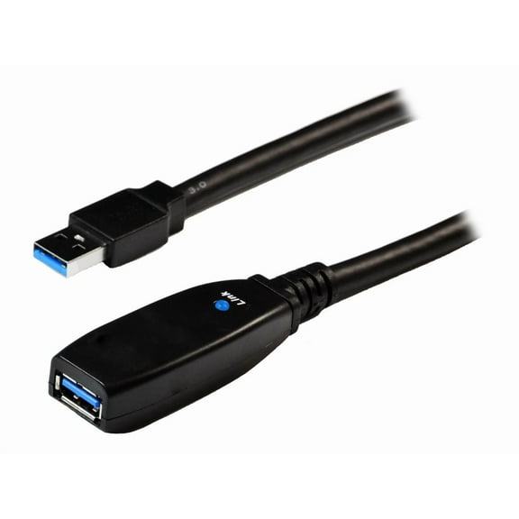 4XEM 20M Active USB 3.0 Male to Female Extension Cable with LED signal - 65.62 ft USB Data Transfer Cable for Peripheral Device - First End: 1 x USB 3.0 Type A - Male - Second End: 1 x USB 3.0 Type...