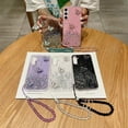 thumbnail image 2 of for Samsung Galaxy A15 Bling Case with Lanyard, Cute 3D Butterfly Glitter Soft TPU Phone Cover for Woman Girls Sparkle Shiny Slim Thin TPU + Crystal Wrist Strap for Galaxy A15 (Black), 2 of 9