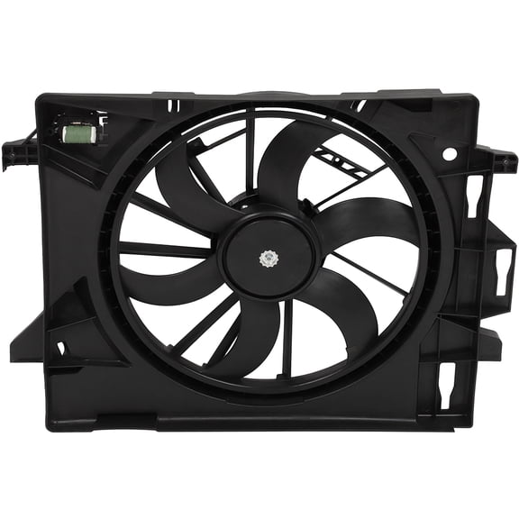 CCIYU Radiator or Condenser Cooling Fan Fit for 621-028 621860 Replacement fit for 2008-2016 for Chrysler Town & Country 2008-2019 for Dodge Grand Caravan