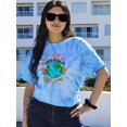 thumbnail image 2 of Protect The World Quote Tie Dye Cyclone Women -Image by Shutterstock, Female x-Large, 2 of 4