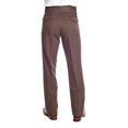 thumbnail image 2 of Circle S Mens Heather Chestnut Polyester Western Unhemmed Ranch Dress Pant 35, 2 of 2
