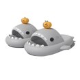 thumbnail image 1 of High-quality Sharkicks Basic - Tiger Figurine Shark Slides Yellow Shark Slides Slippers Super Soft Comfy Anti-slip, 1 of 4