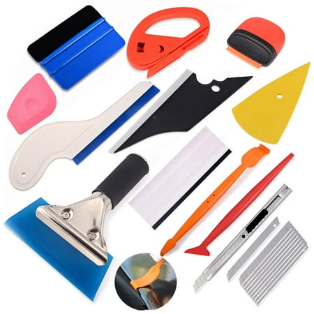 

EHDIS Window Tint Tools Vinyl Wrap Tool Kit with Vinyl Squeegee Vinyl Wrap Stick Wrapping Paper Cutter Utility Knife and Blades for Car Wrapping Wallpaper Installation