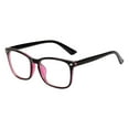 thumbnail image 2 of 3x Gafas Llanas Modernas Lente Grande Ligero Marco Completo Juegos de Computadora Cuadrados Hombres Hombres Moda Vintage Gafas de 3 piezas, 2 of 3