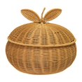 thumbnail image 1 of Cesta de almacenamiento con tapa, cesta de almacenamiento, regalo de inauguración de la casa, elegante de pan decorativa, organizador para el hogar,, 1 of 8