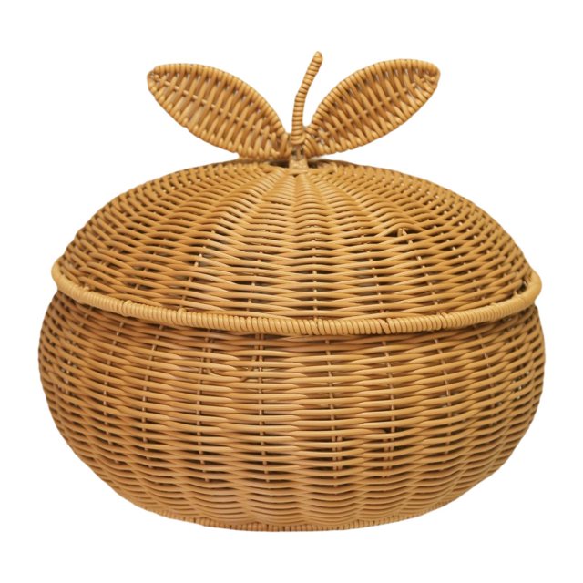 Cesta de almacenamiento con tapa, cesta de almacenamiento, regalo de inauguración de la casa, elegante de pan decorativa, organizador para el hogar,
