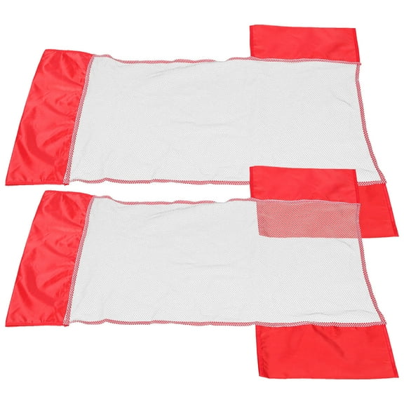 Niceauty 2Pcs Funny Swim Float Net Black Pool Accessory Ergonomic Design for Swimming Enjoyment