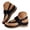 Black, variant on Women's Orthopedic Arch Support Sandals Wedge Platform Slingback Thong Flip Flops Comfortable T-Strap Orthotic Casual Walking Shoes Size 6-10 Brown