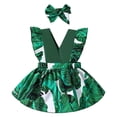 thumbnail image 1 of Hfolob Robes d'Été pour Filles Enfants Manches Courtes Imprimés de Dessins Animés Robe Fluide Décontractée 18-24 Mois, 1 of 6