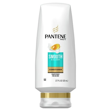 Pantene Pro-V Smooth and Sleek nourishing Moisturizing Daily Conditioner with Argan Oil & Avocado Oil, 17.7 fl oz