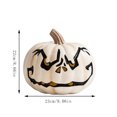 thumbnail image 3 of Halloween Glowing Pumpkin Decor, Large Hollow Light Up Jack-o-Lantern for Fall Home Porch Display, Indoor Outdoor Autumn Yard Decorations for Seasonal Party Events, 1Pack A, 3 of 7