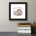 thumbnail image 2 of Gallery Pops Pusheen - I'm Busy Wall Art, Black Framed Version, 12" x 12", 2 of 5