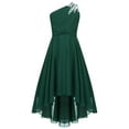 thumbnail image 2 of Alvivi Kids Flower Girl Dress Bridesmaid Elegant Long Dresses Wedding Party Gown Army Green 12, 2 of 5