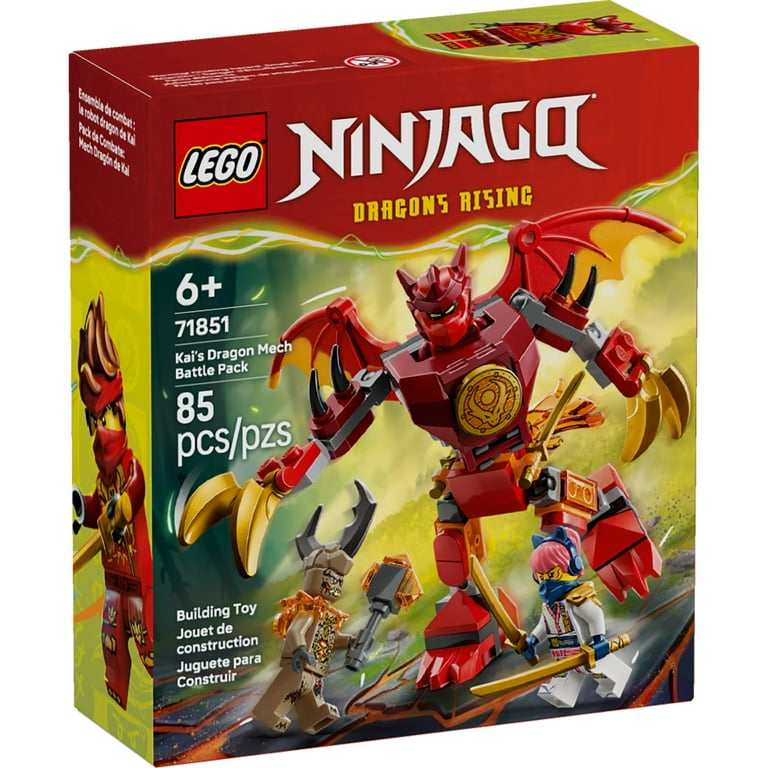 LEGO NINJAGO Kai's Dragon Mech Battle Pack Building Toy for Boys