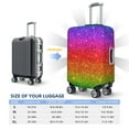 thumbnail image 6 of Xecao Rainbow Glitter print Elastic Luggage Cover, with double-sided print , is perfect for travel, business, and daily use, 6 of 9