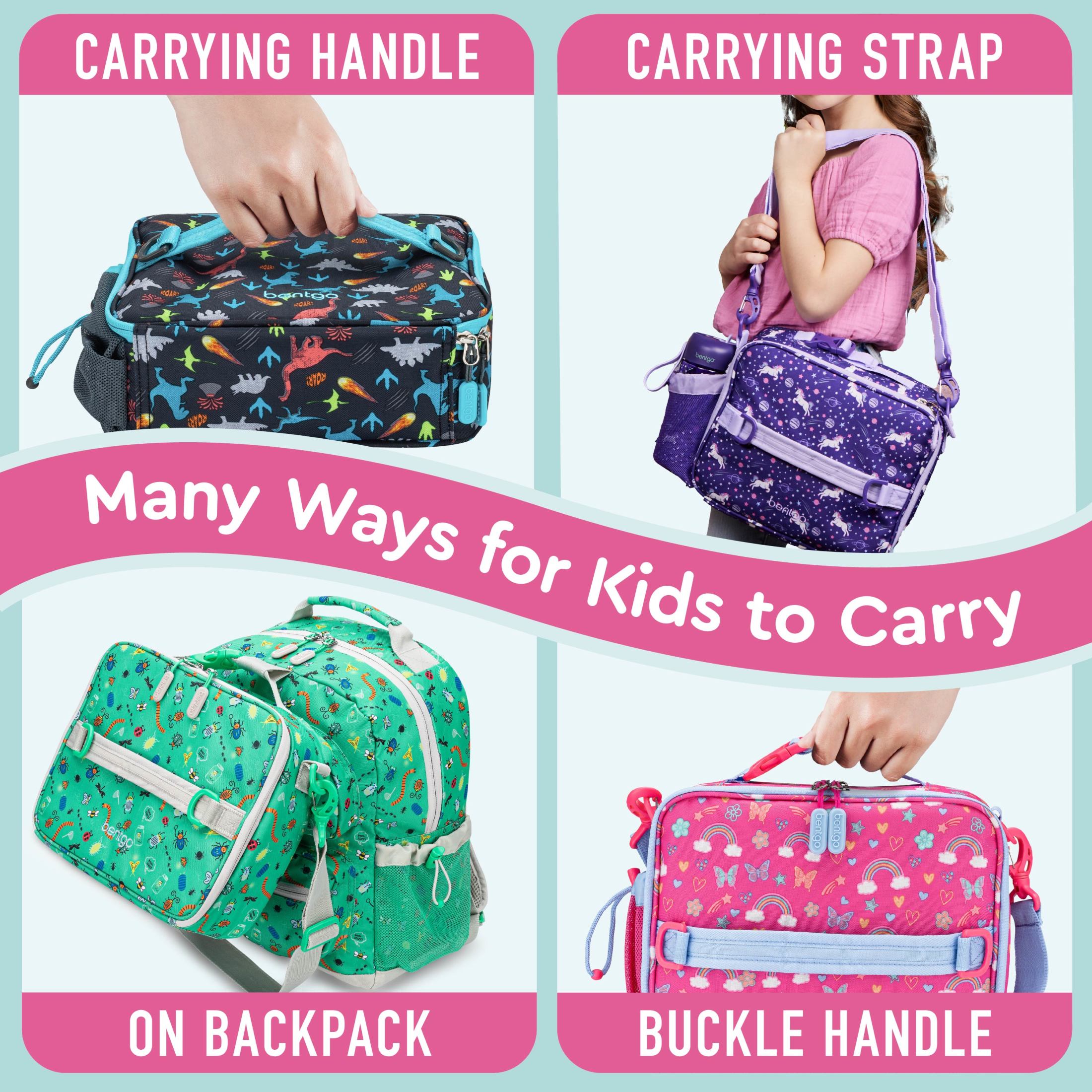 Bentgo Kids Lunch Bag - Rainbows & Butterflies photo 4