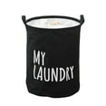 thumbnail image 2 of Laundry Basket Waterproof  Foldable  Drawstring Freestanding Handle  Thickened Dirty Clothes Sundries Toys Storage Bag for Home, 2 of 8