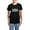 With Blue Strpe Pant, variant on CafePress - Mother Of The Bride Beautiful Pajamas - Women's Short Sleeve Print T-Shirt and Pants Dark Cotton Pajama Set