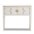 thumbnail image 2 of Baxton Studio Aiko Off White Finished 4-Door Wood Console Table, 2 of 9
