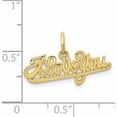 thumbnail image 3 of 10K Yellow Gold I Love You Charm (6 X 22) Made In United States 10c226, 3 of 5