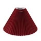 thumbnail image 2 of Pantalla de lámpara plisada redonda, accesorio de iluminación, mesa, tela decorativa, reemplazo de pantalla de lámpara para sala de estar, cafetería, Rojo Gloria pantalla plisada, 2 of 9