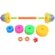 thumbnail image 1 of BRIGHTFUFU 1 Juego de mancuernas ajustables, mancuernas de plástico, barra de ejercicio matutino, peso de mano ajustable, 1 of 7