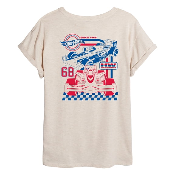 Hot Wheels - Race Team - Women's Oversized Graphic T-Shirt