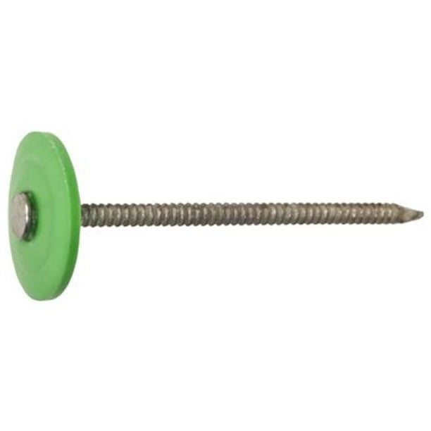 461444 Plastic Cap Roofing Nails 1.75 in.