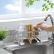 thumbnail image 4 of Estante para fregadero multifunción Estante de almacenamiento a prueba de Soporte para de cocina Soporte para esponja Soporte para, 4 of 7