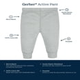 thumbnail image 3 of CHOK Baby Girls Essential Pants  4-Pack  (Newborn - 24 Months), 3 of 7