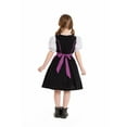 thumbnail image 4 of SUNSIOM Robes de Dirndl pour Filles Robe de Soubrette à Manches Bouffantes Costume d'Octobre Tenue de Cosplay d'Halloween, 4 of 8