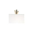 thumbnail image 3 of Possini Euro Design Modern Table Lamp 30" Tall Brushed Nickel Asymmetry Metal White Rectangular Shade for Bedroom Living Room House Bedside Nightstand, 3 of 8