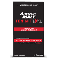Ageless Male Tonight XXXL Nitric Oxide Booster Supplement, Male Performance Enhancers, 12 Capsules