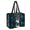 Multicolor 4, variant on Mexican Talavera Ceramic Tile Large Tote Bag for Women with Zipper, Water Resistant Tote Bag for Working Women, Teachers, Nurses, Foldable Handbag for Travel Shopping Beach